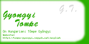 gyongyi tompe business card